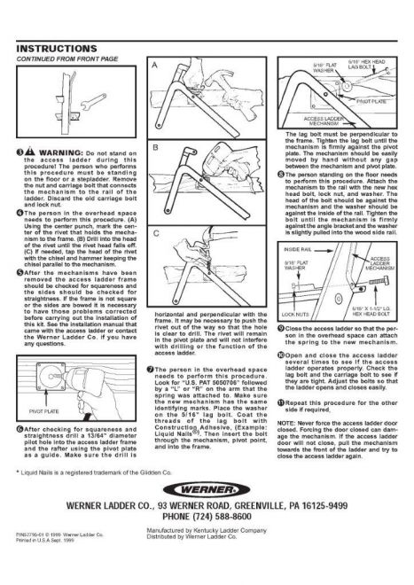 Counter Balance Mechanism Kit Two Arms 55 1 By Werner Wernerparts Com