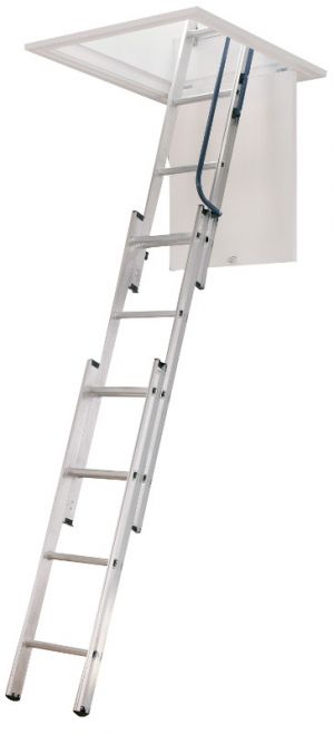 Telescoping Compact Attic Ladder Aa1510 By Werner Wernerparts Com
