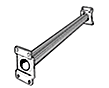 Plate and rung assembly to allow for rung replacement